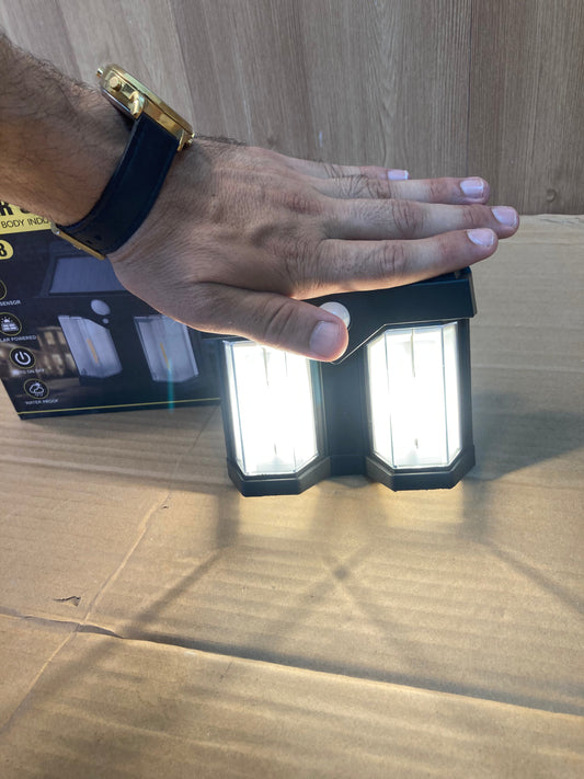 Solar Sensor Wall Lamp β Motion Activated Outdoor LED Light | Waterproof & Energy Saving