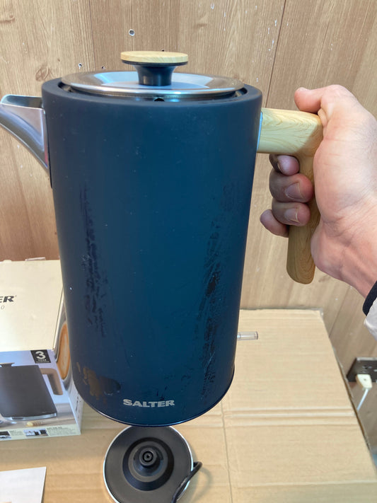 Salter 1.7L Stainless Steel Electric Kettle with Wooden Handle β 2500W Fast Boil