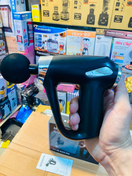 Mini Fascial Gun Deep Tissue Percussion Massager with 4 Massage Attachments KH-810
