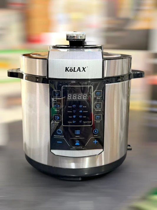 KΓΆLAX 6L Electric Pressure Cooker - 1000W Digital Multi-Cooker with Touch Screen