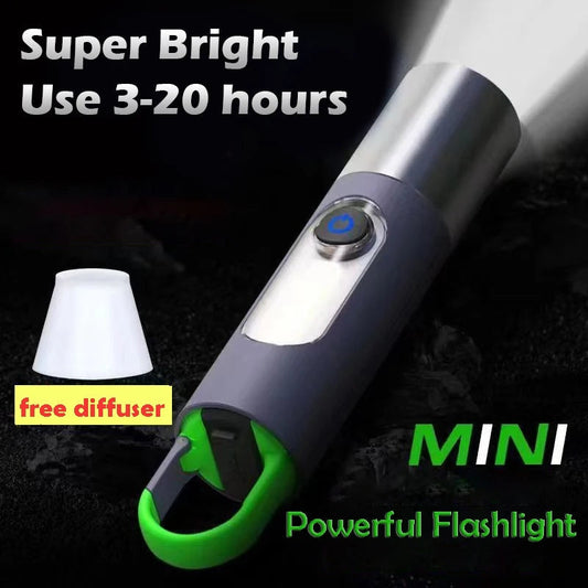Mini Keychain Rechargeable Flashlight/Torch ABD-836