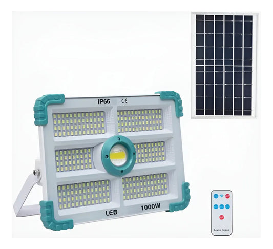 Solar Rechargeable 100W & 200W Cuba Light With Solar Panel