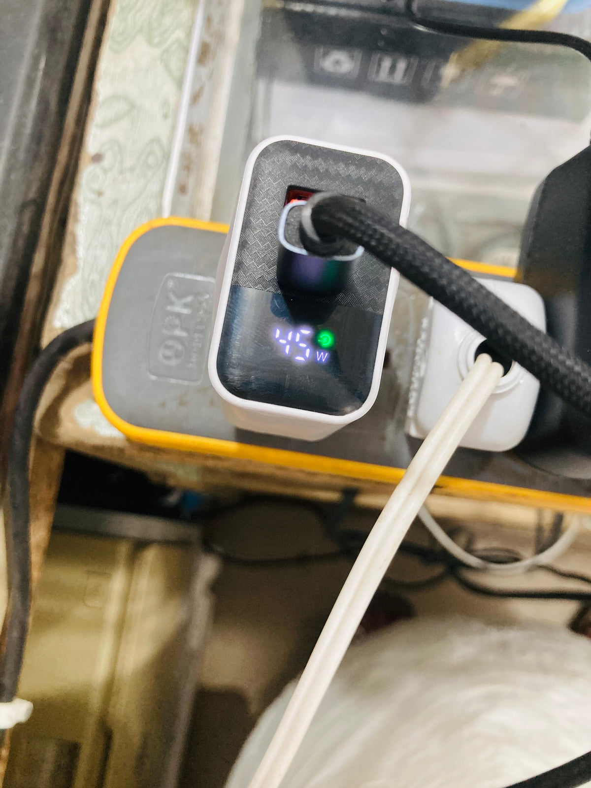 Kamal 45W Super Fast Wall Charger with Dual Ports & 100W Type-C to Type-C Braided Fast Charging Cable K809
