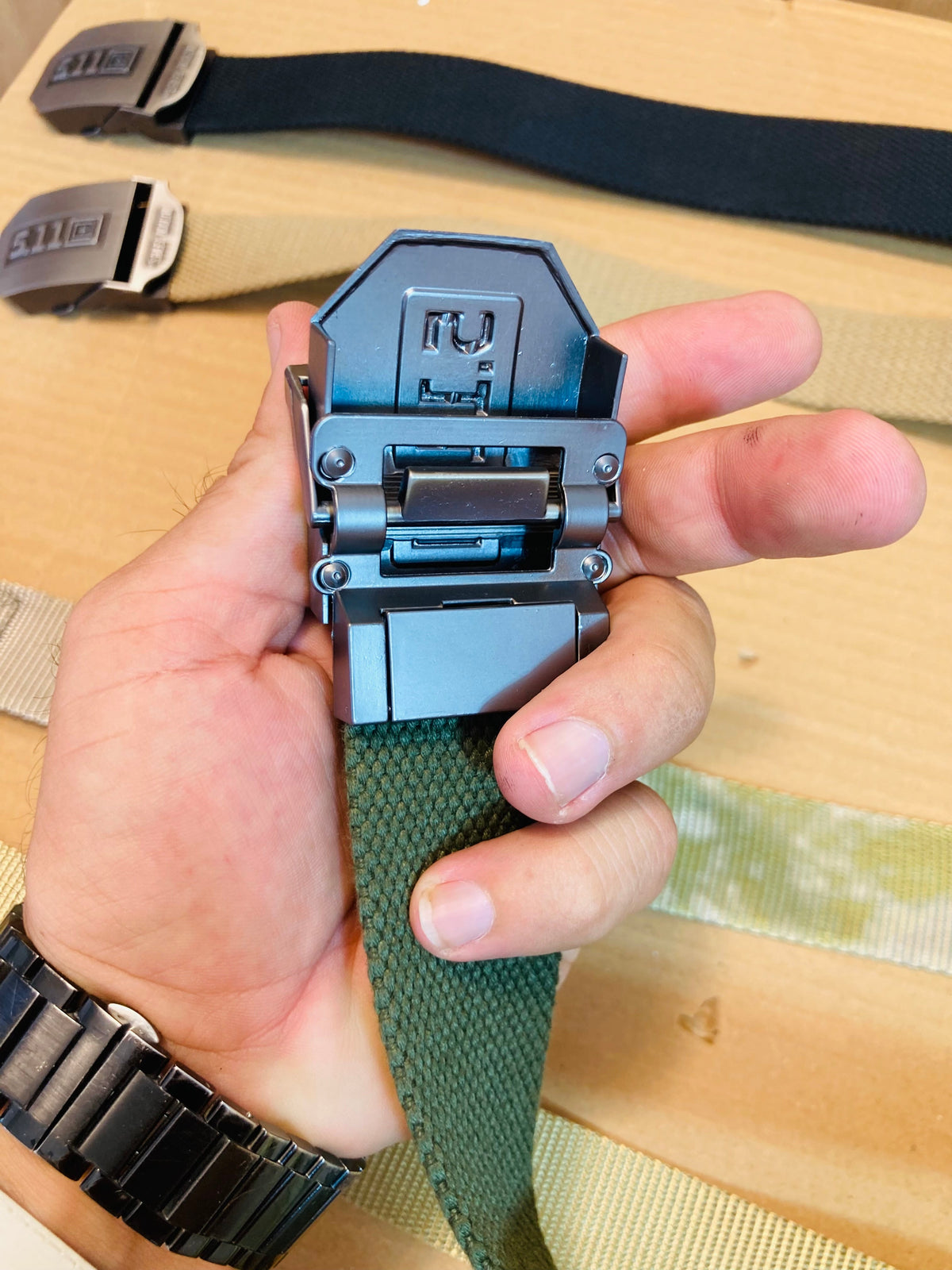 Quick Release Tactical Series Nylon Belt with Metal Quick Locking Buckle