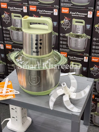 RAF 5L Electric Meat Chopper - Food Processor