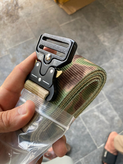 Quick Release Tactical Series Nylon Belt with Metal Quick Locking Buckle
