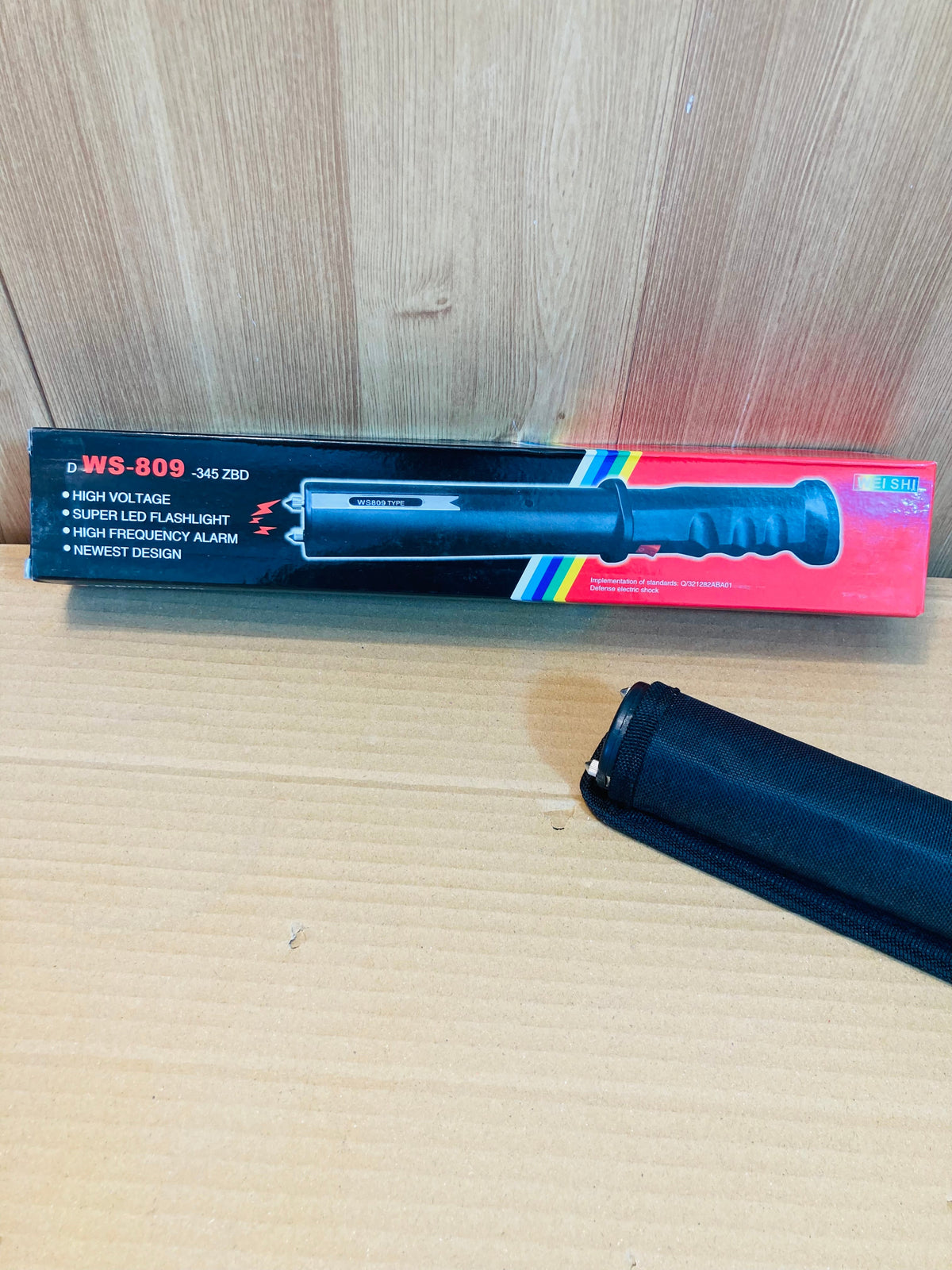 Self Defence Siren Stun Gun Baton - Taser TW-809