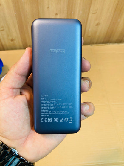 Lot Imported Duzzona P1 10000mAh Portable 22.5W Power Bank with Built-in Retractable Cable