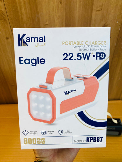 Kamal 22.5W Fast Charging Eagle 80000mAh Lamp Power Bank KPB87