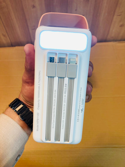 Kamal 22.5W PD Fast Charging 100000mAh Power Bank KPB1100
