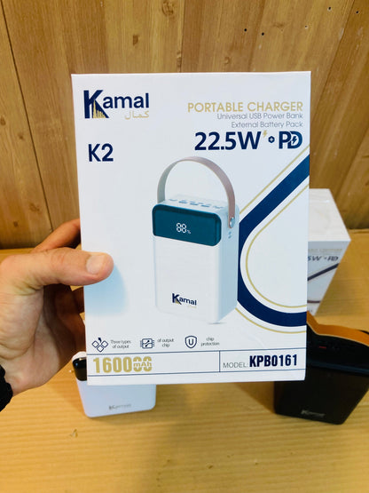 Kamal Real 22.5W 160000mAh Fast Charging Lamp Power Station - Power Bank KPB0161