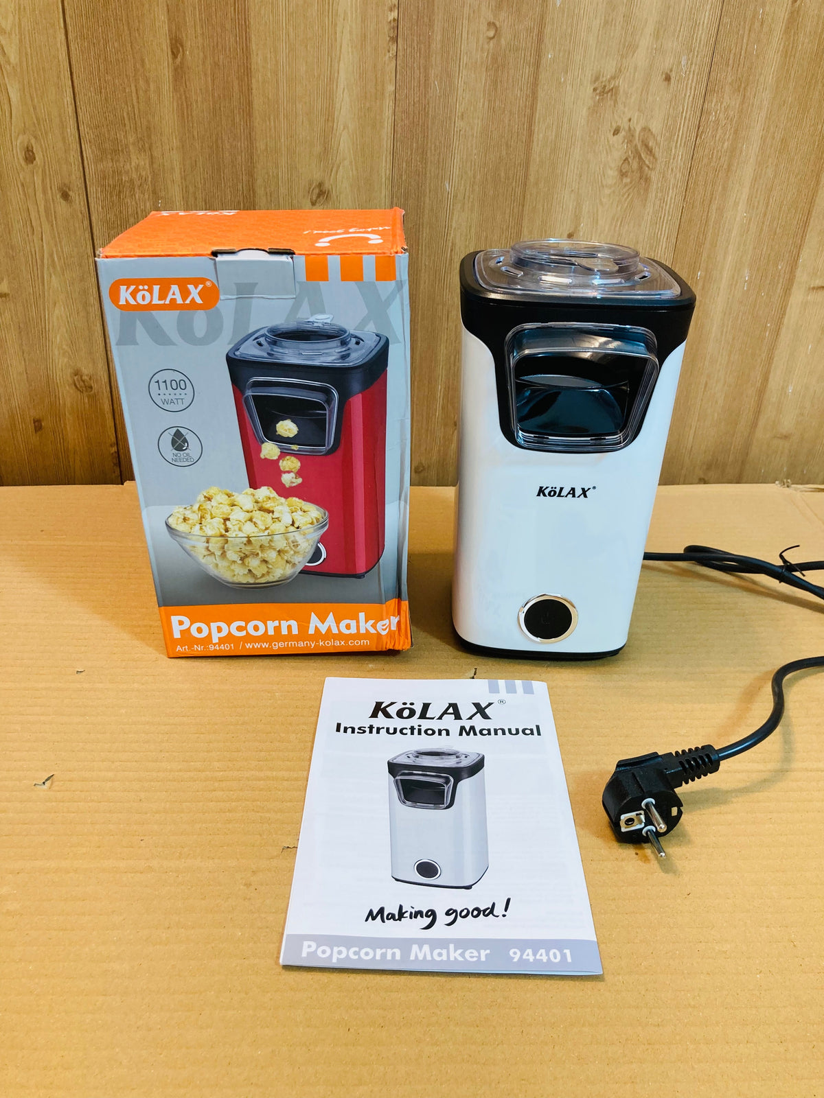KoLAX Germany Popcorn Maker 1100W