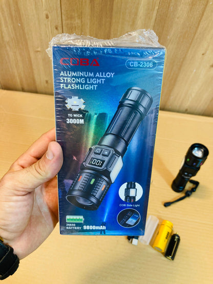 COBA Compact Aluminium Alloy Flashlight Torch CB-2306