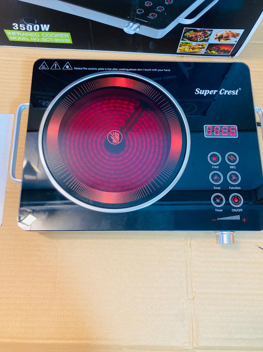 Super Crest Germany 3500W Electric Stove - Hotplate - Infrared Cooker SCT-9030B