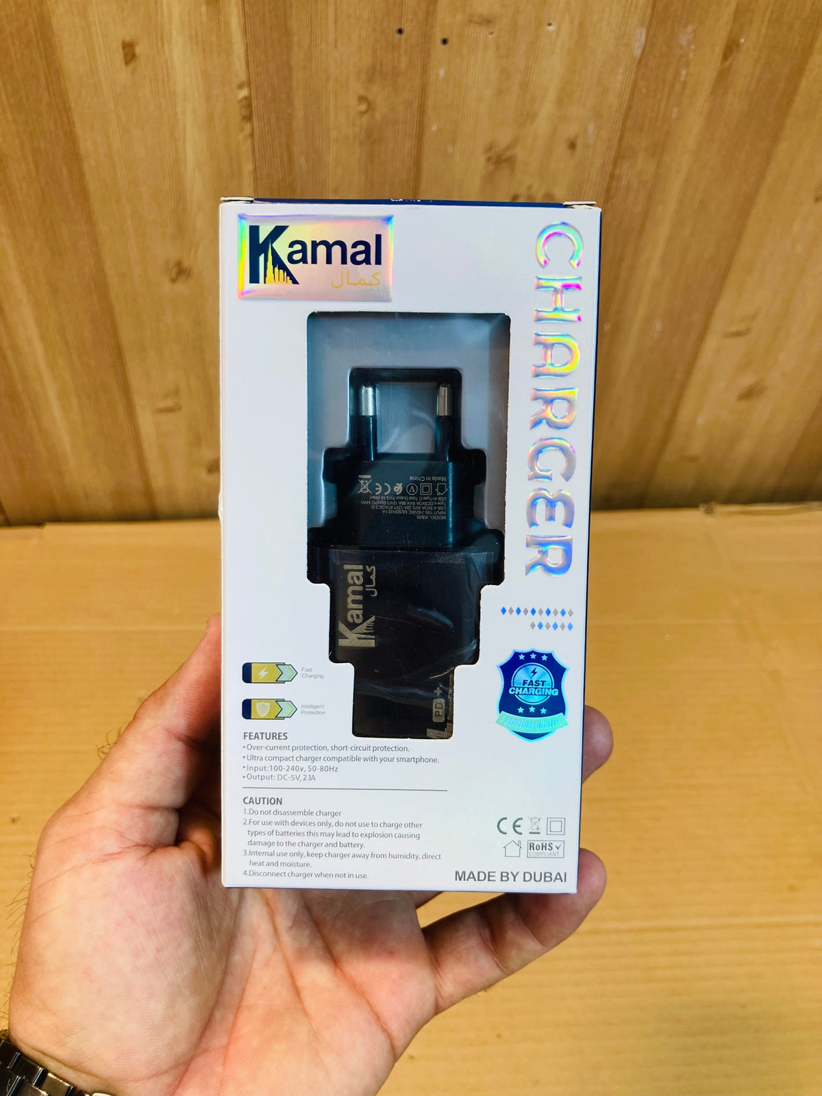 Kamal 44W Fast Charger K805 (Type-C & USB Output)