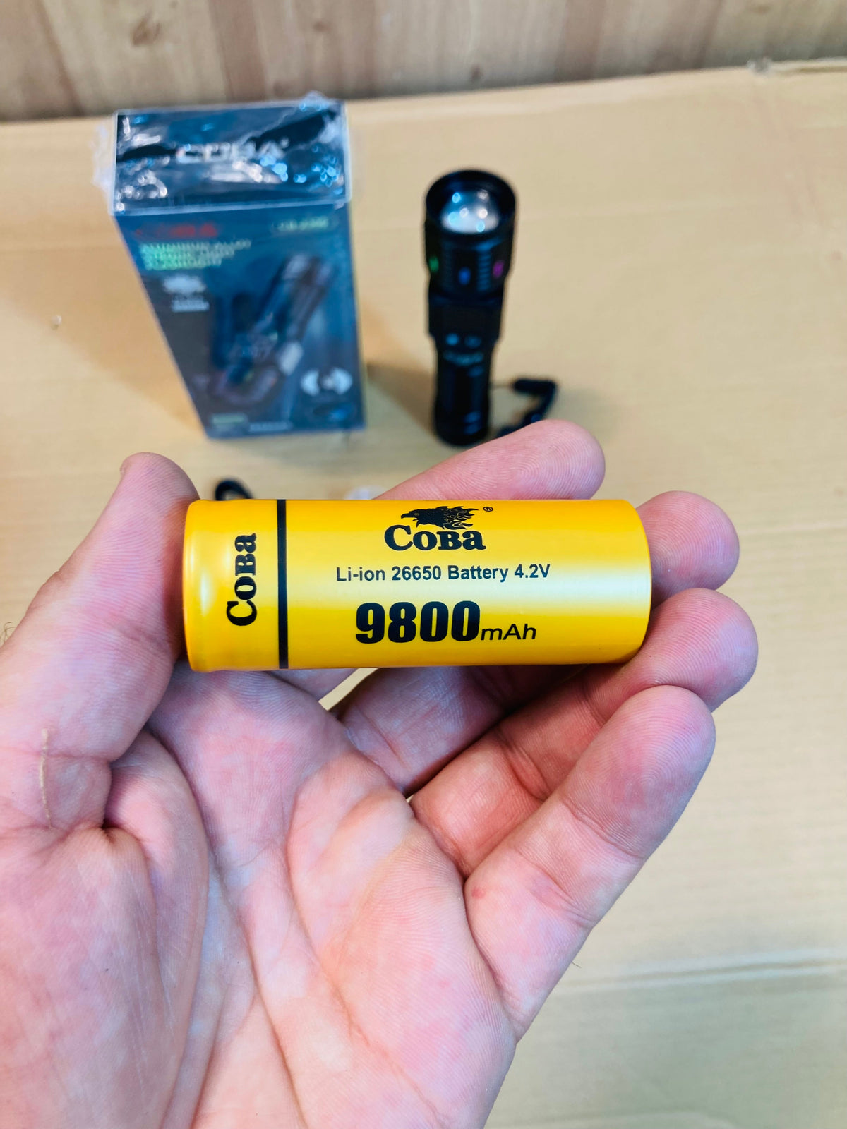 COBA Compact Aluminium Alloy Flashlight Torch CB-2306