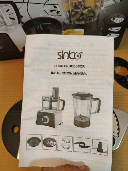 Sinbo 7in1 Food Processor 1200W & 1.5 Litre SHB-1515