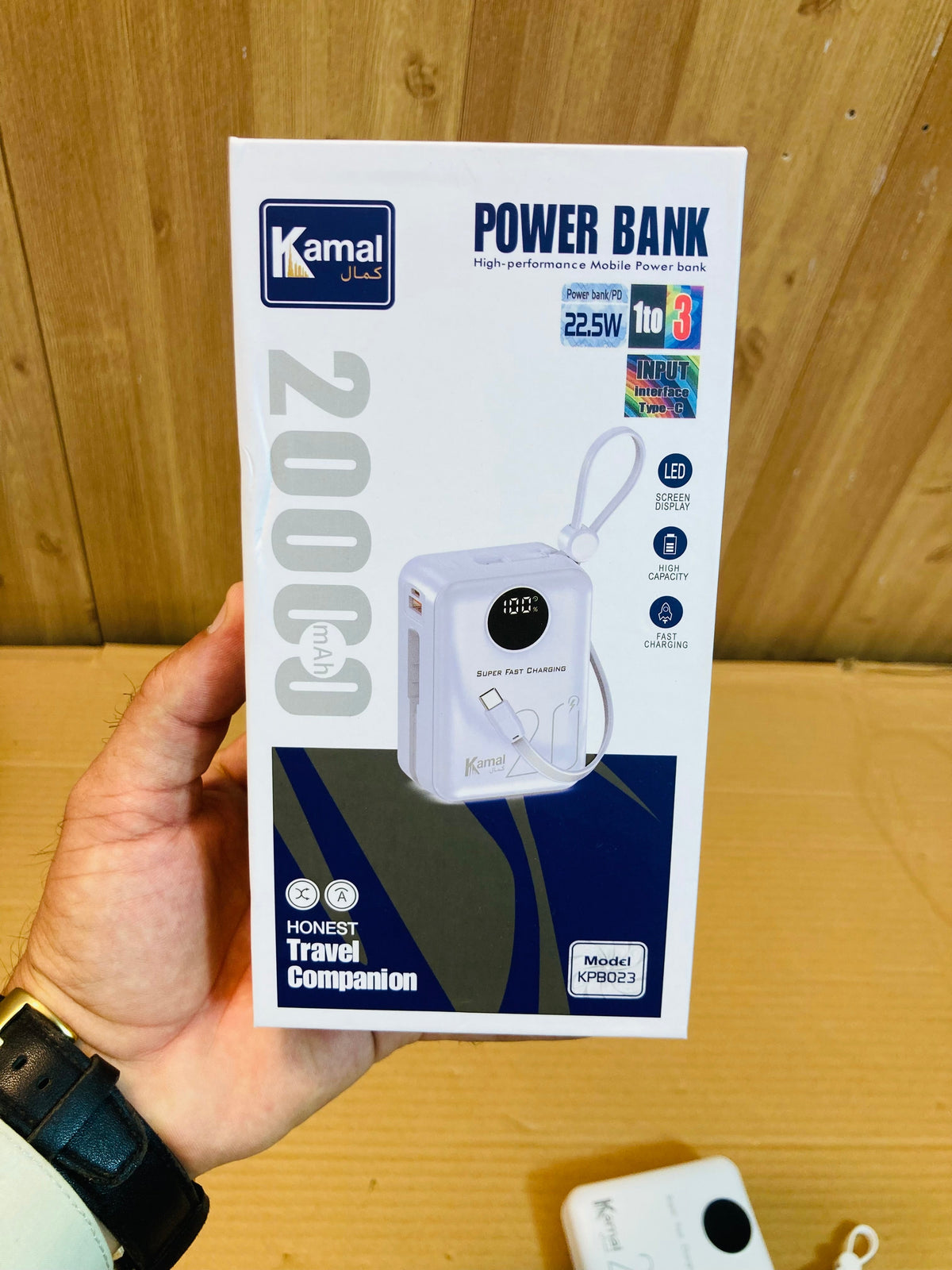Kamal 22.5W Honest Travel Companion 20000mAh Power Bank KPB023