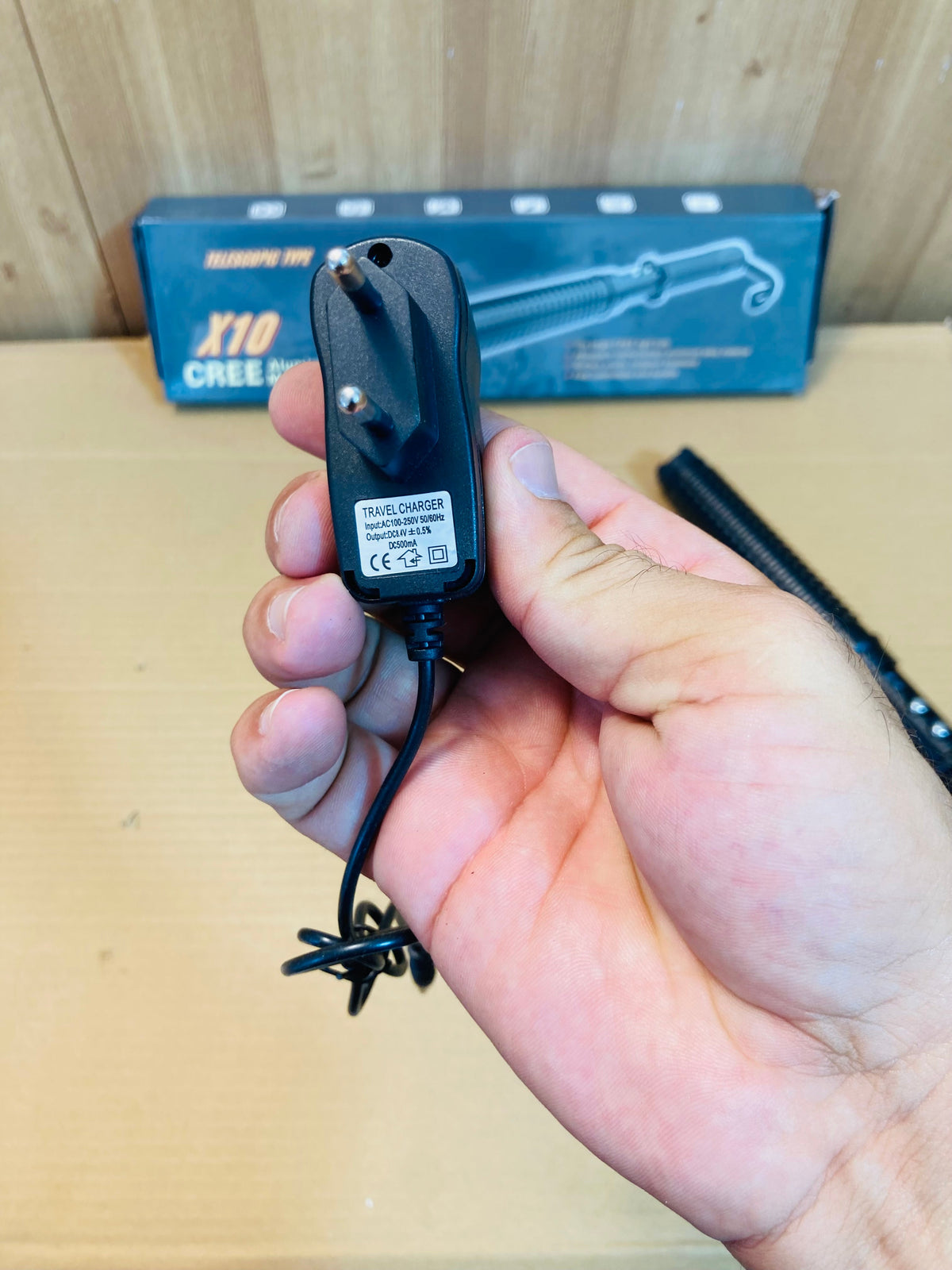 Self Defence 2in1 Flashlight & Stun Gun Baton - Taser X10