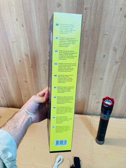 COBA Long Range Aluminium Alloy Strong Flashlight Torch CB-G639