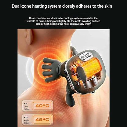 Portable Rechargeable Wireless Neck & Shoulder Heating Massager BLD-550