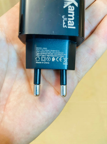 Kamal 44W Fast Charger K805 (Type-C & USB Output)