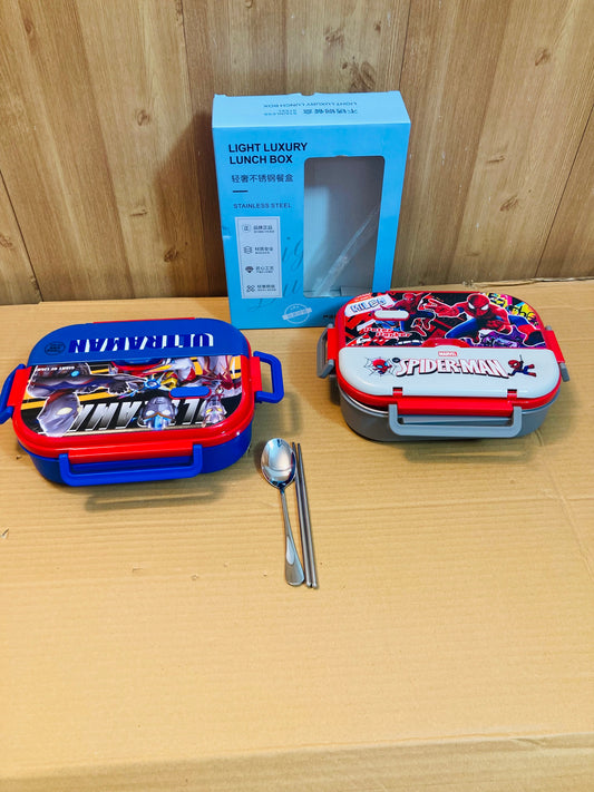 Stainless Steel Insulated Kids Lunch Box with Spoon
