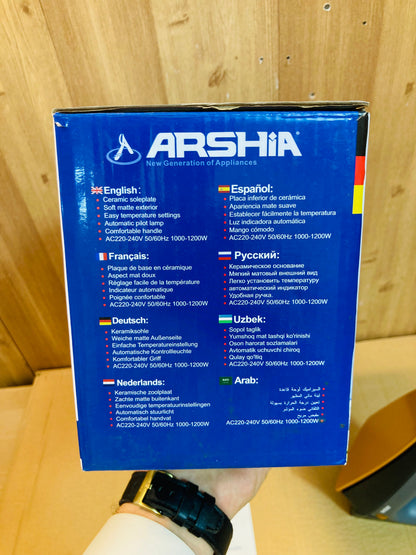 Arshia Heavy Weight Ceramic Soleplate Electric Dry Iron 1200W