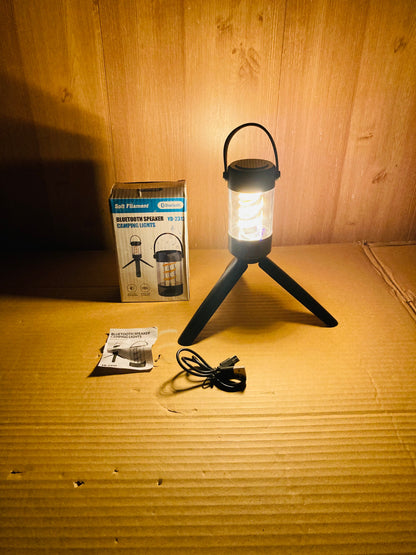 Portable Rechargeable 2in1 Camping Light with a Built-in Bluetooth Speaker YD-2312