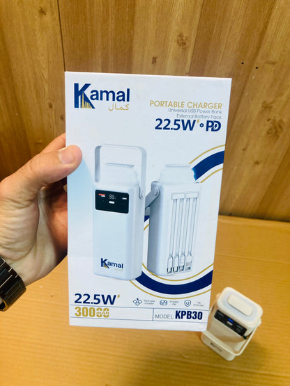 Kamal 22.5W Fast Charging 30000mAh Lamp Power Bank KPB30