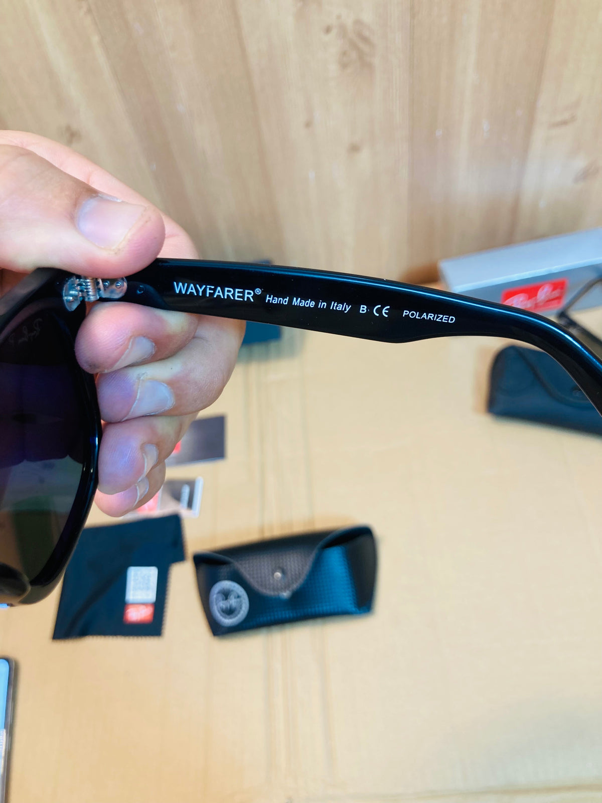 Ray-Ban RB2140 Original Wayfarer Classic Polarized Sunglasses