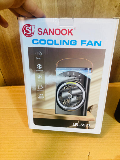 Sanook Rechargeable Portable Personal Humidifier Cooling Fan LR-5577