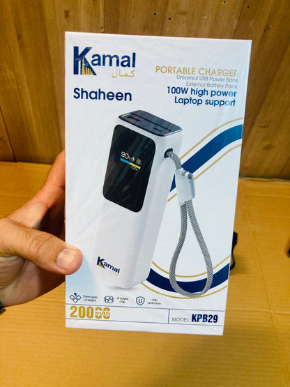 Kamal 100W Super Fast 20000mAh Laptop Lithium Power Bank KPB29