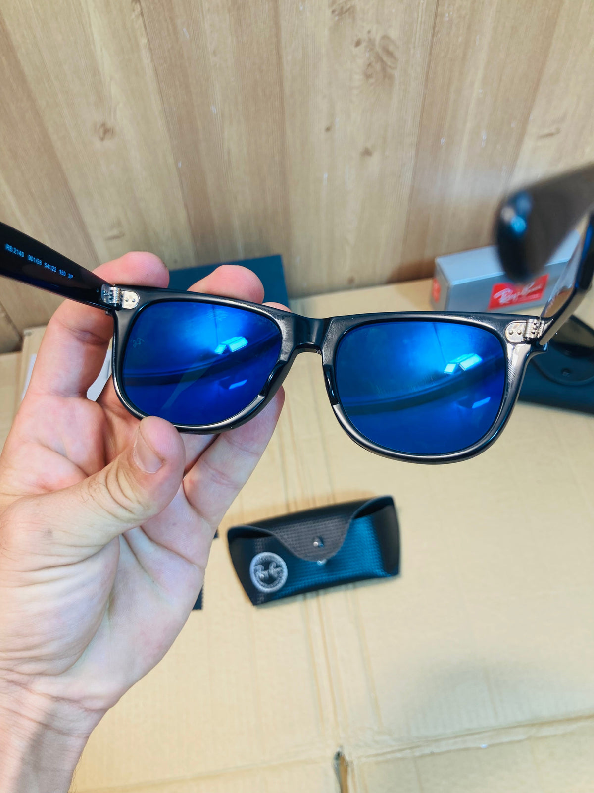 Ray-Ban RB2140 Original Wayfarer Classic Polarized Sunglasses