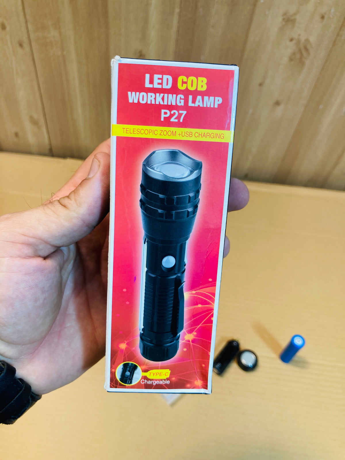 Handheld Compact Aluminium Led Flashlight Torch - Lamp P27