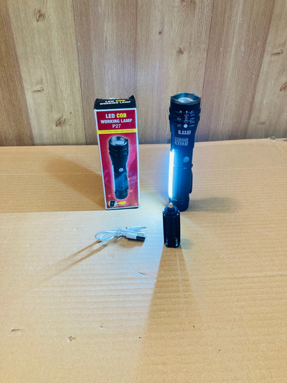 Handheld Compact Aluminium Led Flashlight Torch - Lamp P27