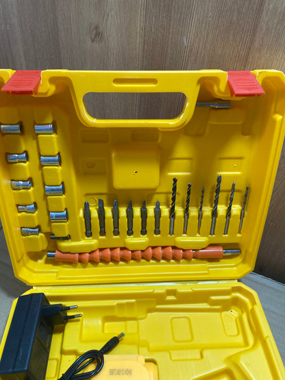 DeWalt 36V Rechargeable Drill Machine with Tool Kit
