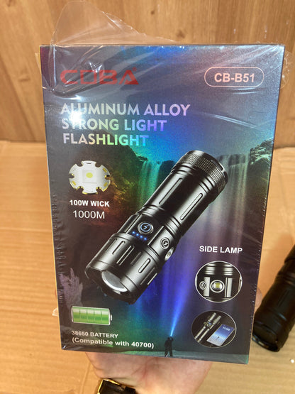 COBA Compact Size Rechargeable Led Flashlight CB-B51