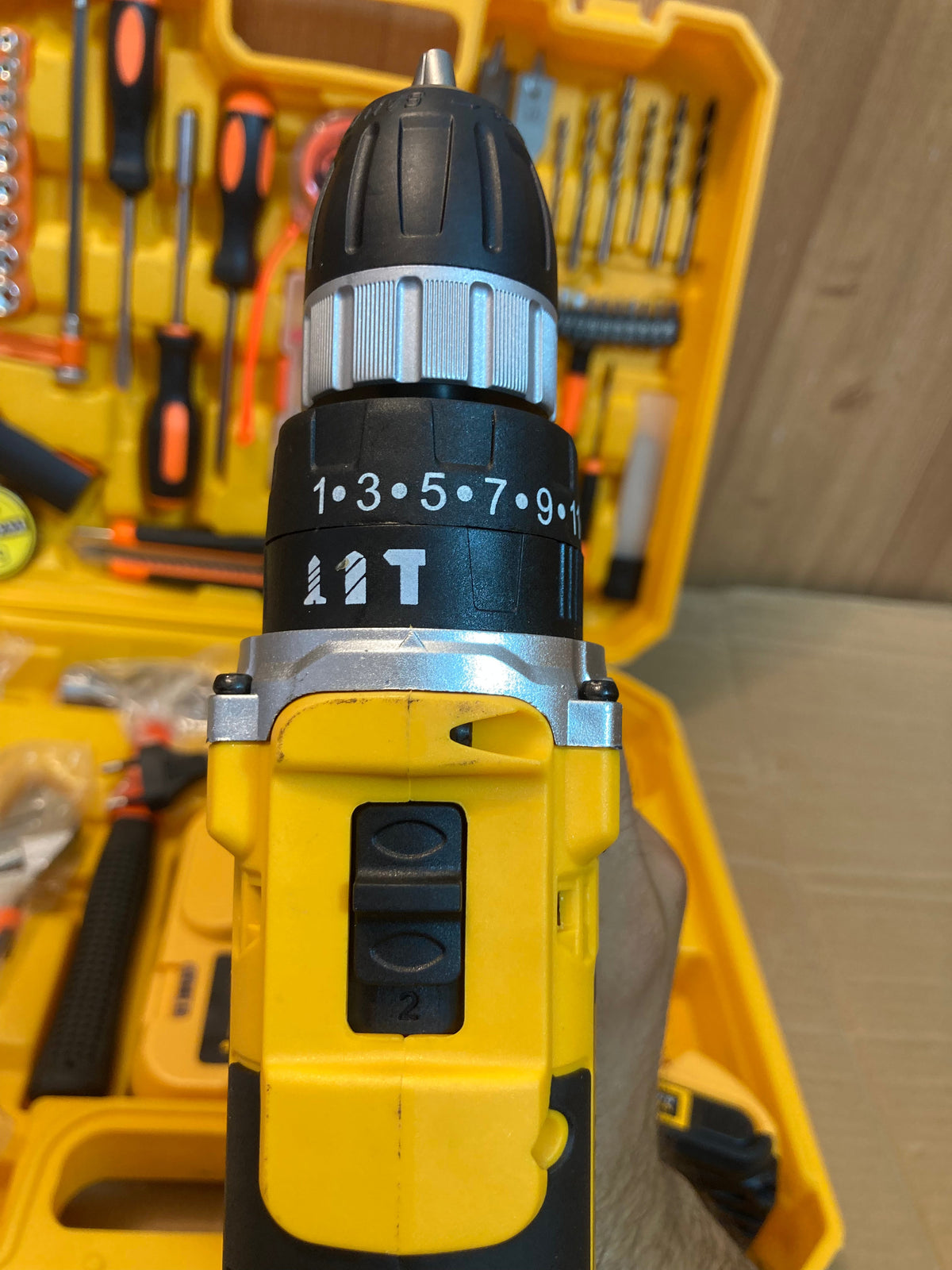 DeWalt Commercial Cordless Powerful Drill Machine 36V Double Batteries