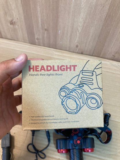 Lot Imported Rechargeable Hands-Free Headlight