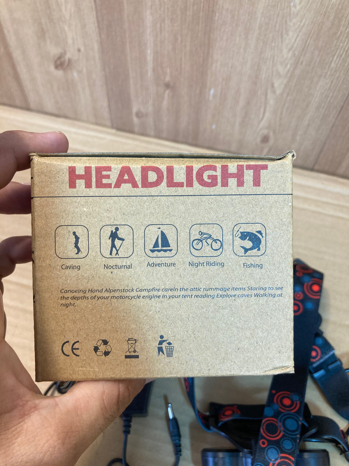 Lot Imported Rechargeable Hands-Free Headlight