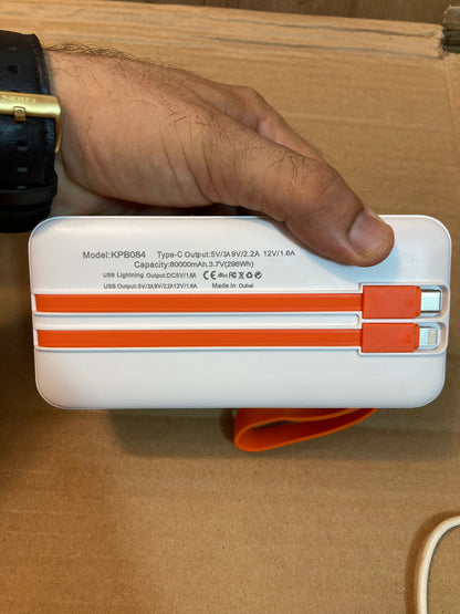 Kamal 68W Fast Charging Power Bank 80,000 mAh - KPB084