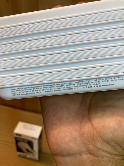 Kamal 45W Super Fast 4Built-in Cables Charging Power Bank 30,000mAh KPB036