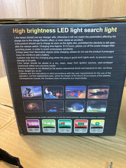 Bb-8000-50W-T6 Rechargeable Searchlight - Camping Light - Long Battery Backup