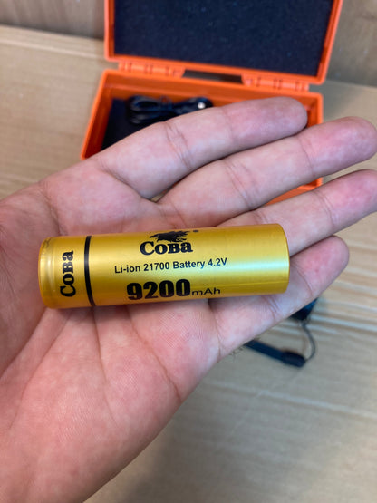 COBA Compact LED Flashlight - Handheld Torch CB-M168-TG