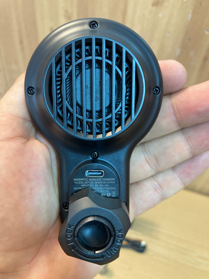LISEN Wireless Magnetic Car Charger with Cooling Fan