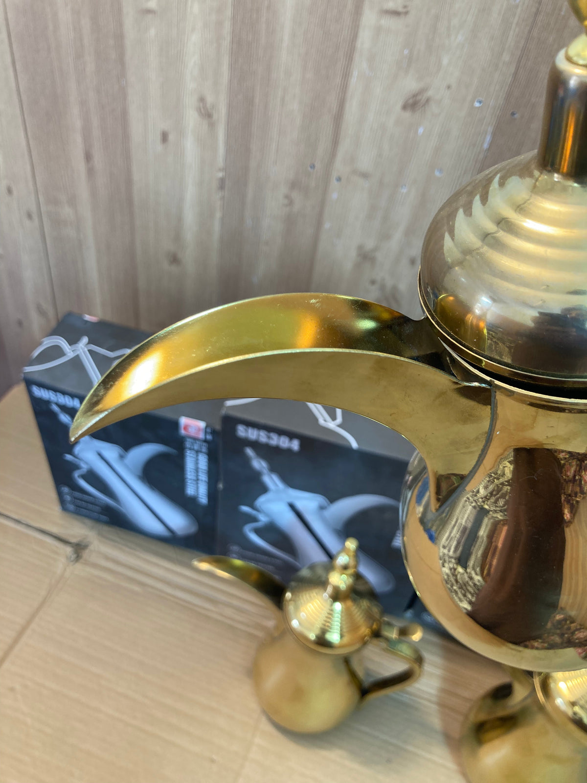 Arabic Style Golden Stainless Steel TeaPot - Kettle