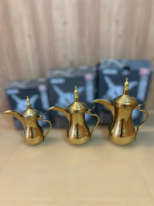 Arabic Style Golden Stainless Steel TeaPot - Kettle