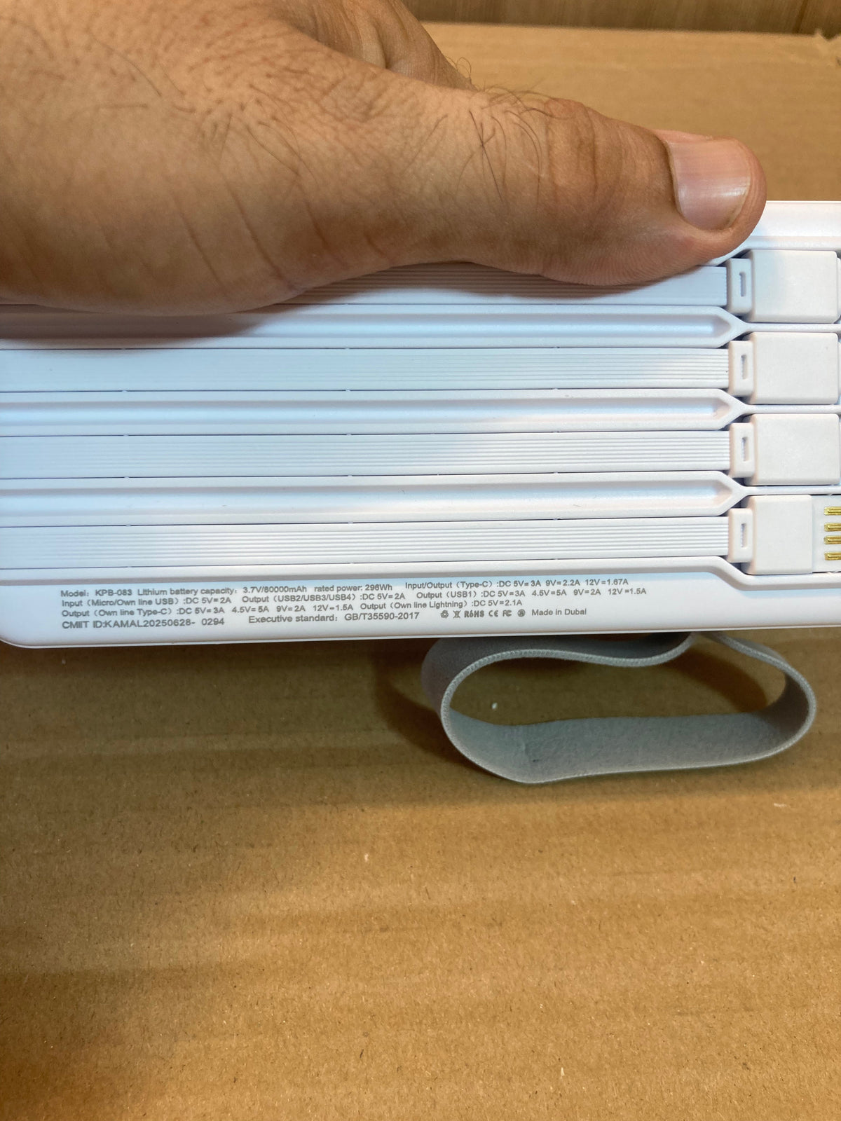 Kamal 100W Fast Charging Power Bank 80000mAh KPB083