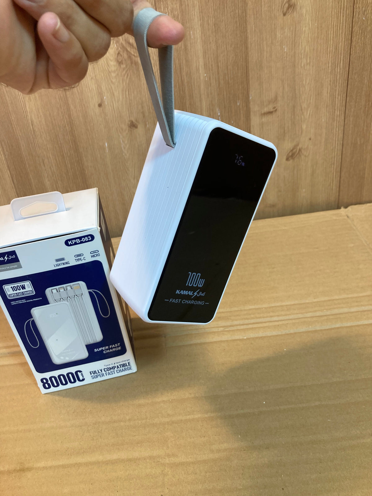 Kamal 100W Fast Charging Power Bank 80000mAh KPB083